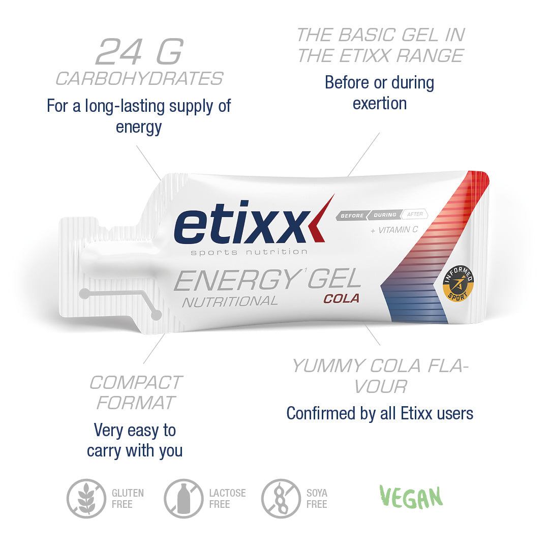 Etixx  Ravintogeeli Cola 38 g