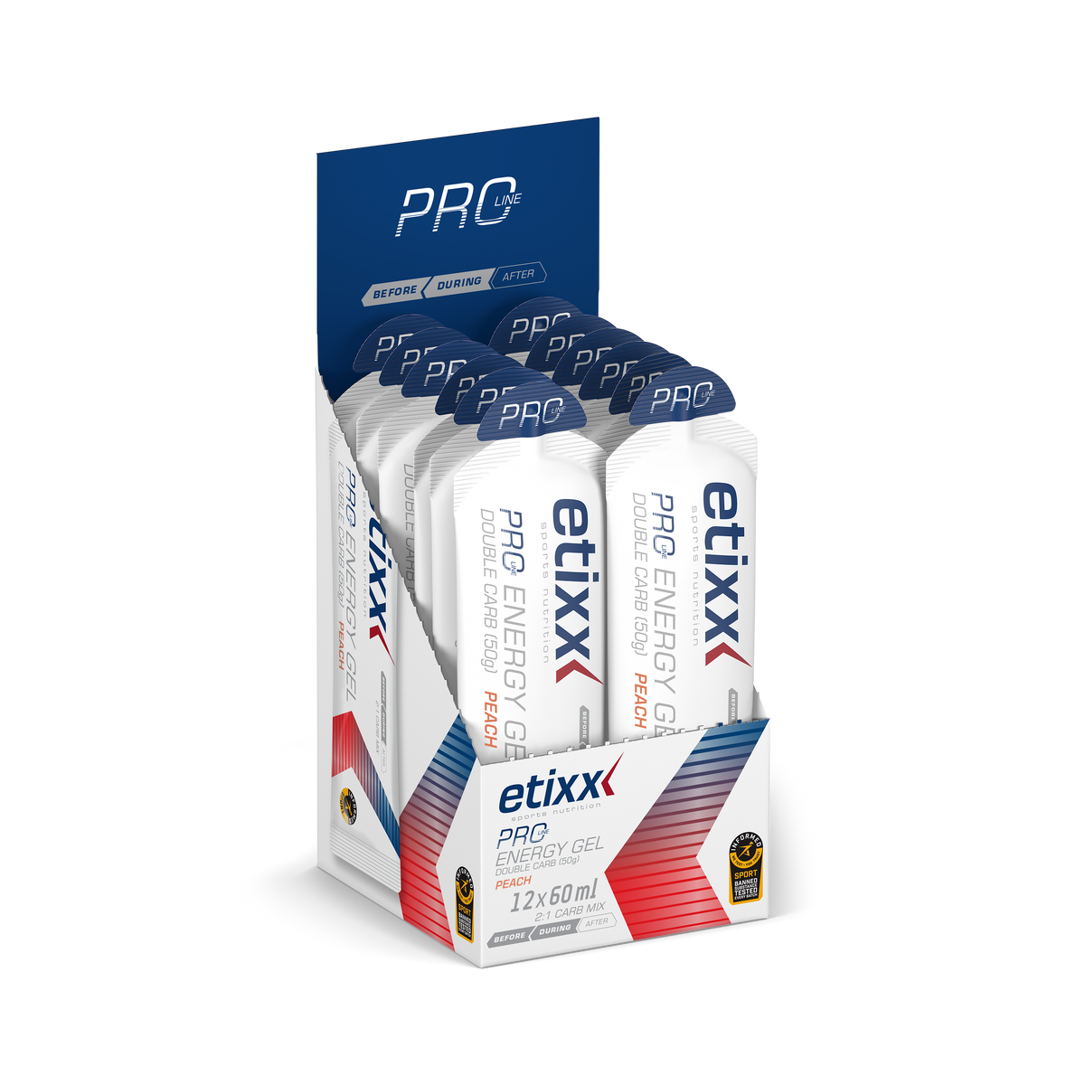 EtixxPro Line Peach -energiageeli 60 ml