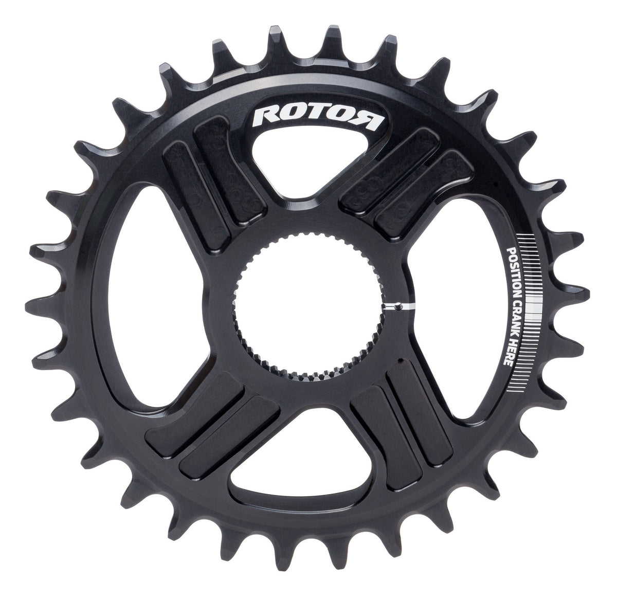 Rotor MTB R32T black sprocket