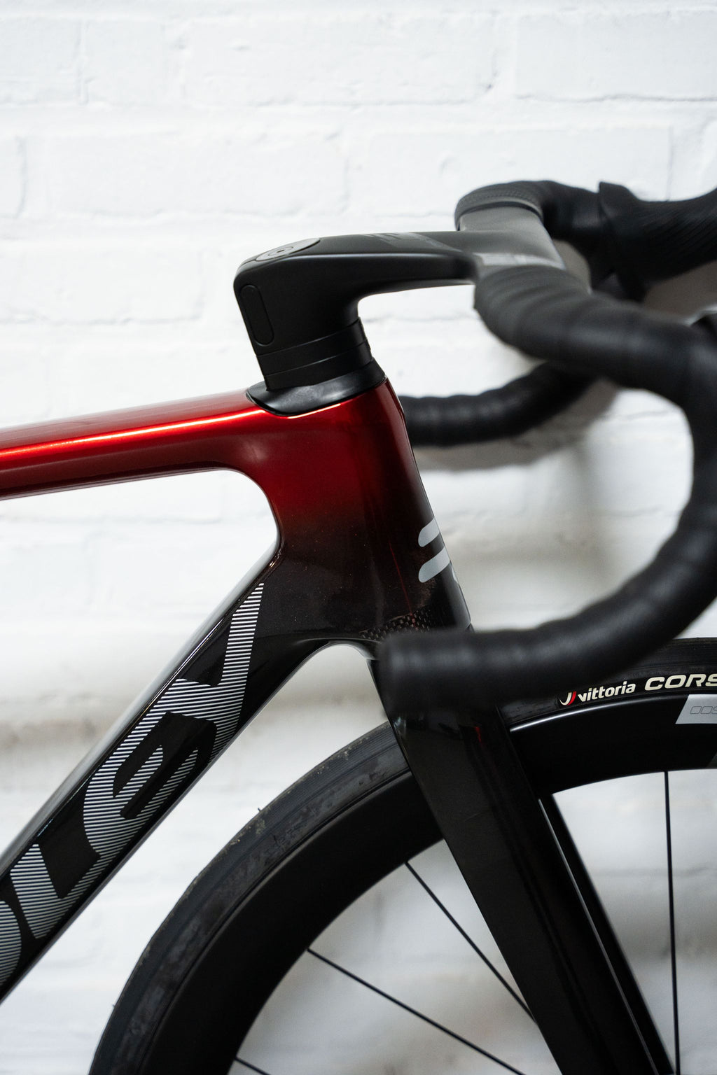 Ratas Ridley Falcn 105 DI2 // 2x12s (XS), must/valge/candy punane metallik