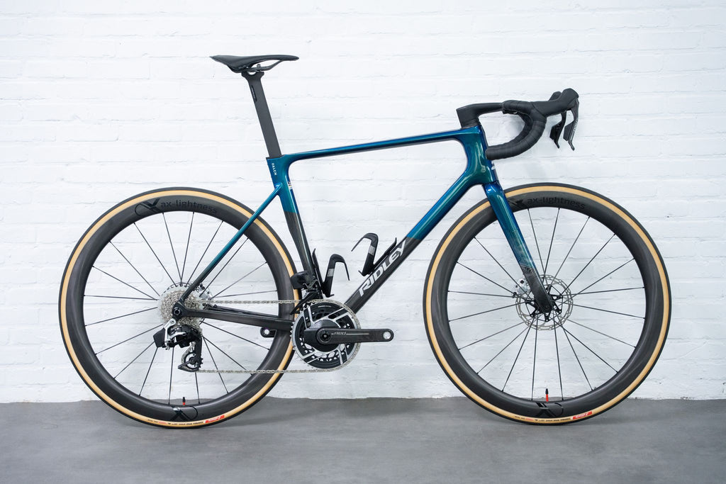 Ratas Ridley Falcn RS 2.0 Red AXS 2x12 (S), ud carbon/peacock roheline