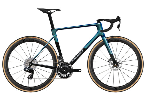 Ratas Ridley Falcn RS 2.0 Red AXS 2x12 (M), ud carbon/peacock roheline