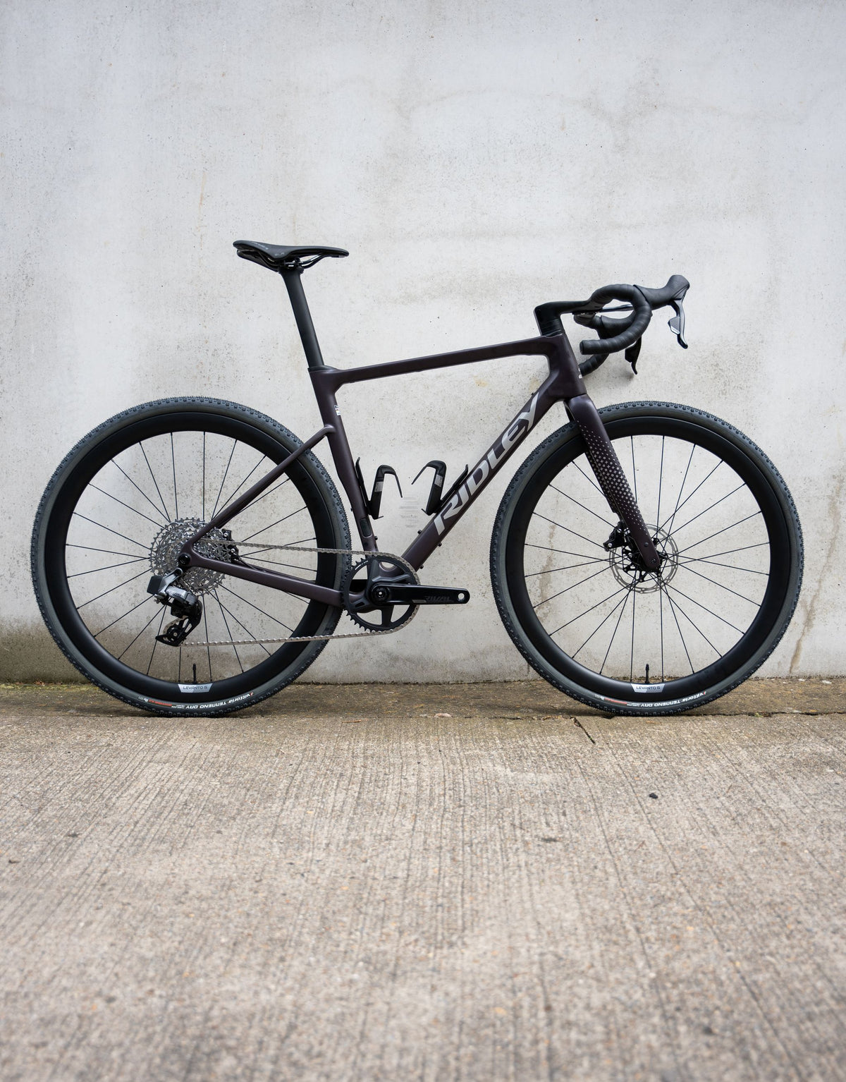 Ratas Ridley Grifn RS Road Ultegra DI2 2x12 (XL), tume plum metallik/autumn hall metallik