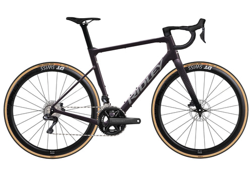 Ratas Ridley Grifn RS Road Ultegra DI2 2x12 (M), tume plum metallik/autumn hall metallik