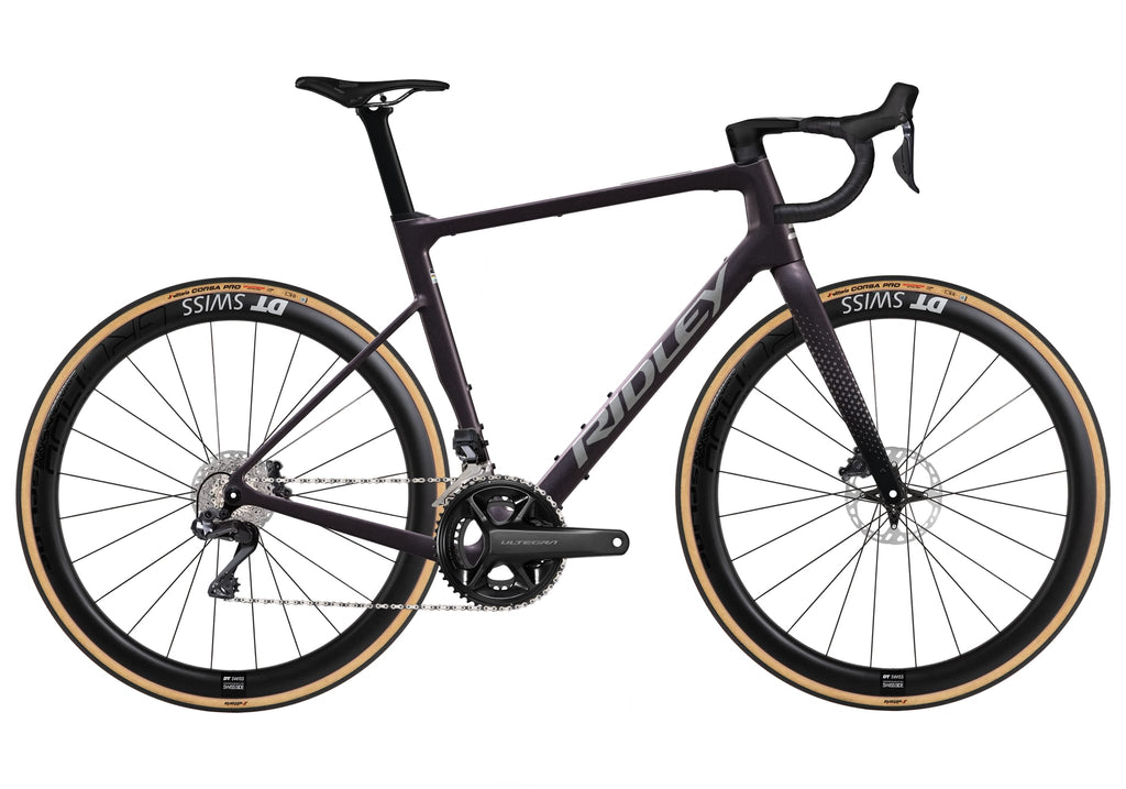 Ratas Ridley Grifn RS Road Ultegra DI2 2x12 (XL), tume plum metallik/autumn hall metallik