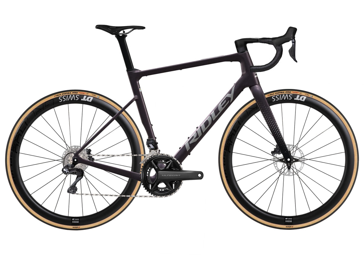 Ratas Ridley Grifn RS Road Ultegra DI2 2x12 (L), tume plum metallik/autumn hall metallik
