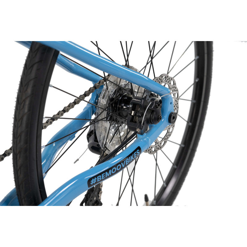 lasten maantie- ja gravel-pyörä 24" Bemoov R24 Kevyt 8,8 kg | Taivaansininen