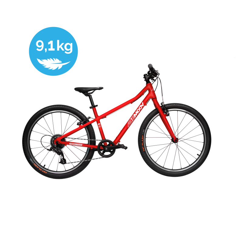 lasten polkupyörä 24" Bemoov M24 Kevyt 9,1 kg | Tornado Red