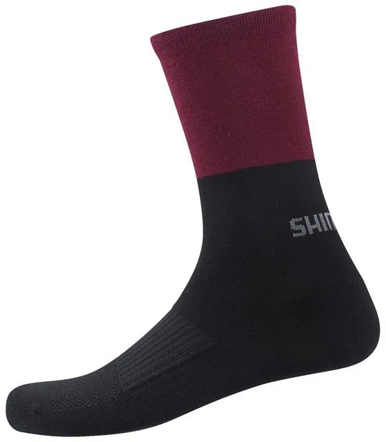 Shimano-sukat, Original Wool Tall, musta/punaruskea, L–XL