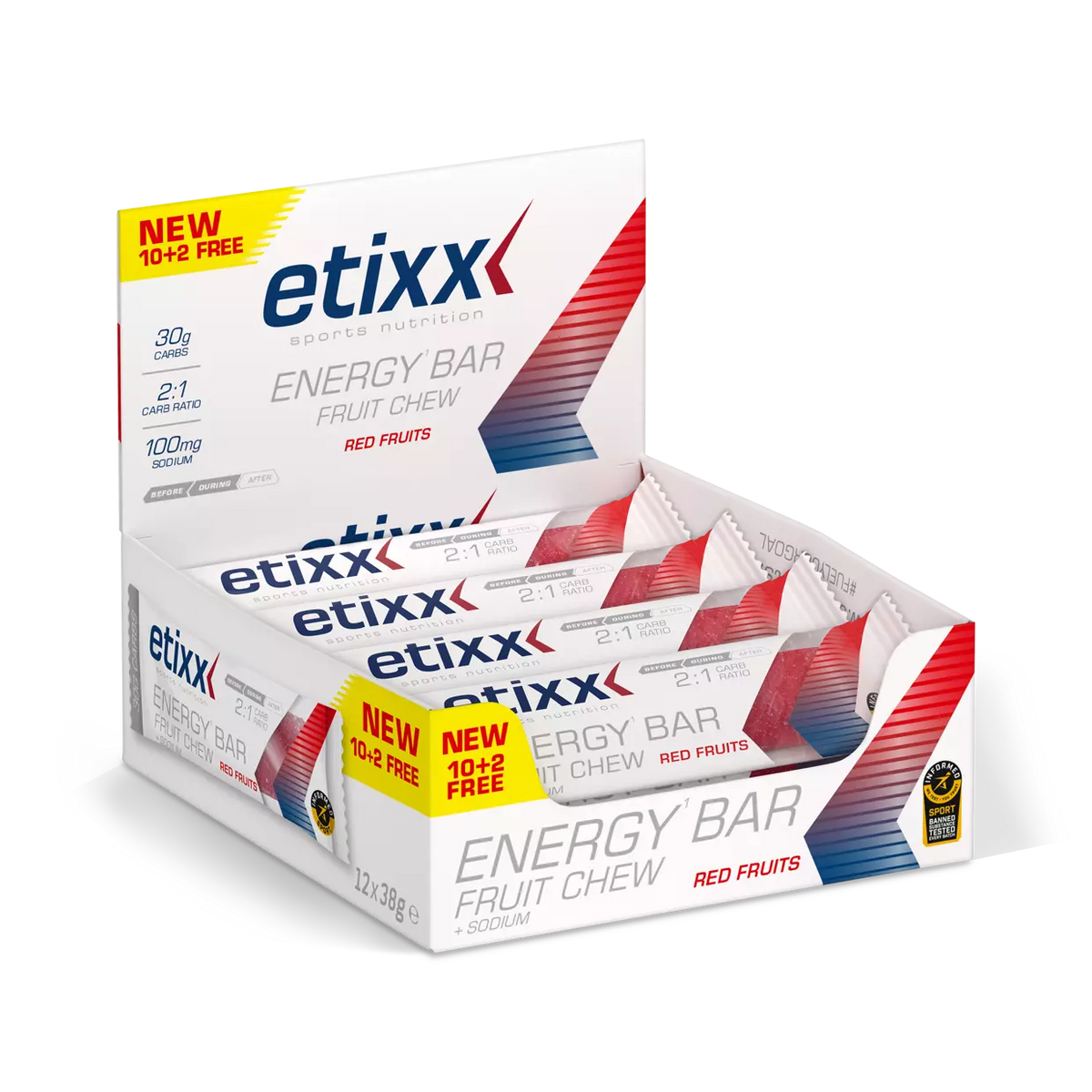 Etixx Fruit Chew Red Fruits 38 g