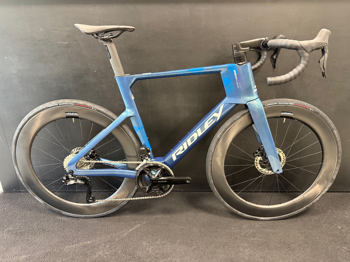 polkupyörä Ridley Noah 105 DI2 2x12 (M) (sininen)
