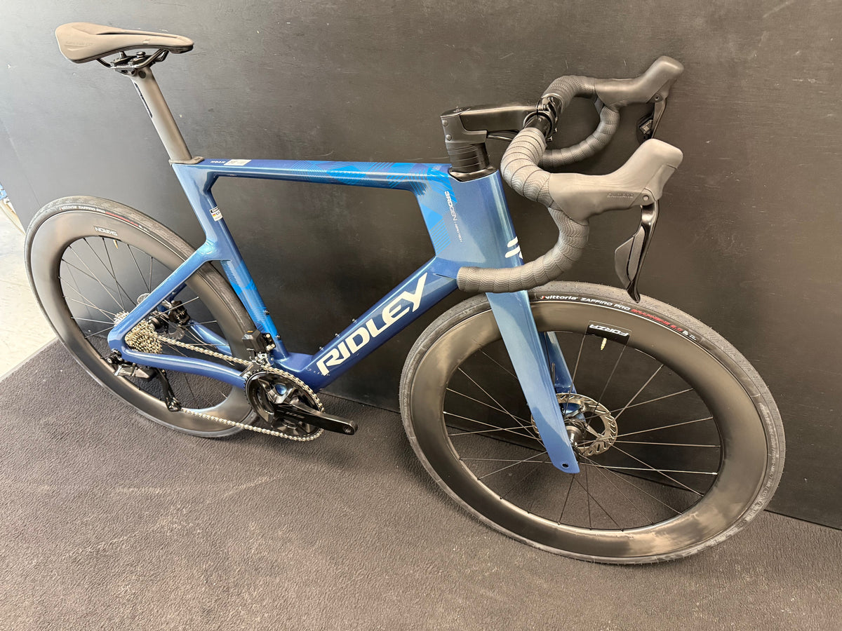 polkupyörä Ridley Noah 105 DI2 2x12 (M) (sininen)
